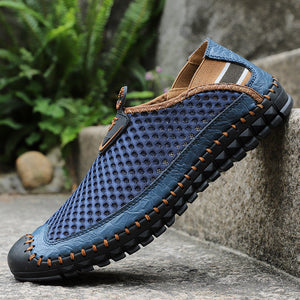 Men's Summer Outdoor Mesh Slip On Loafers