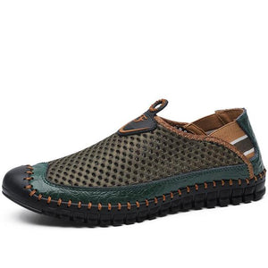 Men's Summer Outdoor Mesh Slip On Loafers